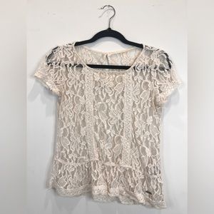 Vintage lace Abercrombie Blouse